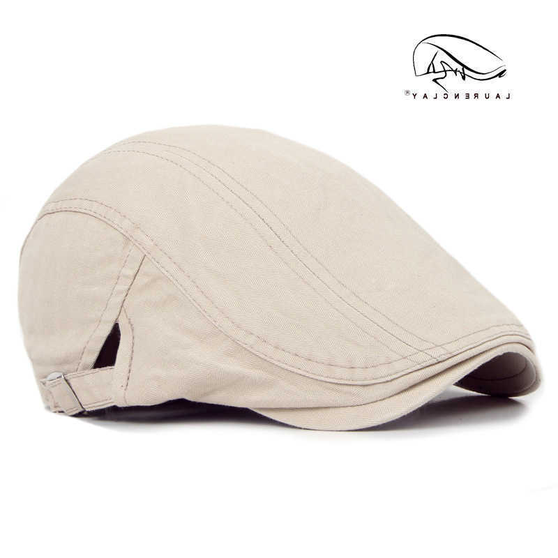 Cotton xxl Hat British Style Men Solid Color Duck Tongue Front Cap Women Painter Beret Spring Summer Outdoor Fashion M547 S261016LE3V