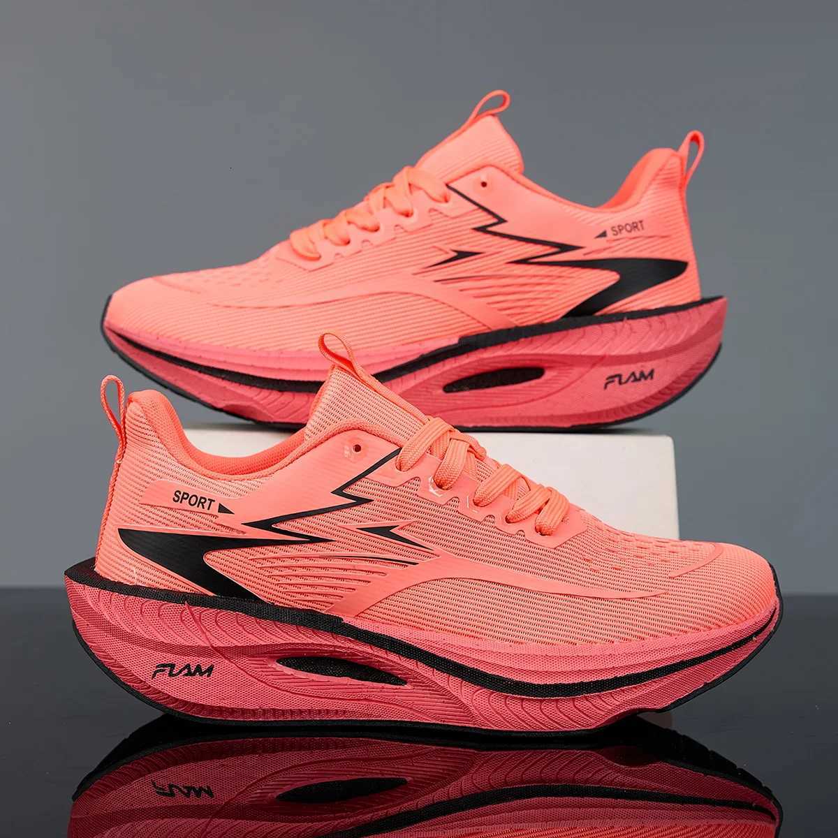 Casual Shoes Men Sports Running Shoes Casual Marathon Breathable Lightweight Women's Comfortable Athletic Nonskid Walking Sneakers Outdoors H26