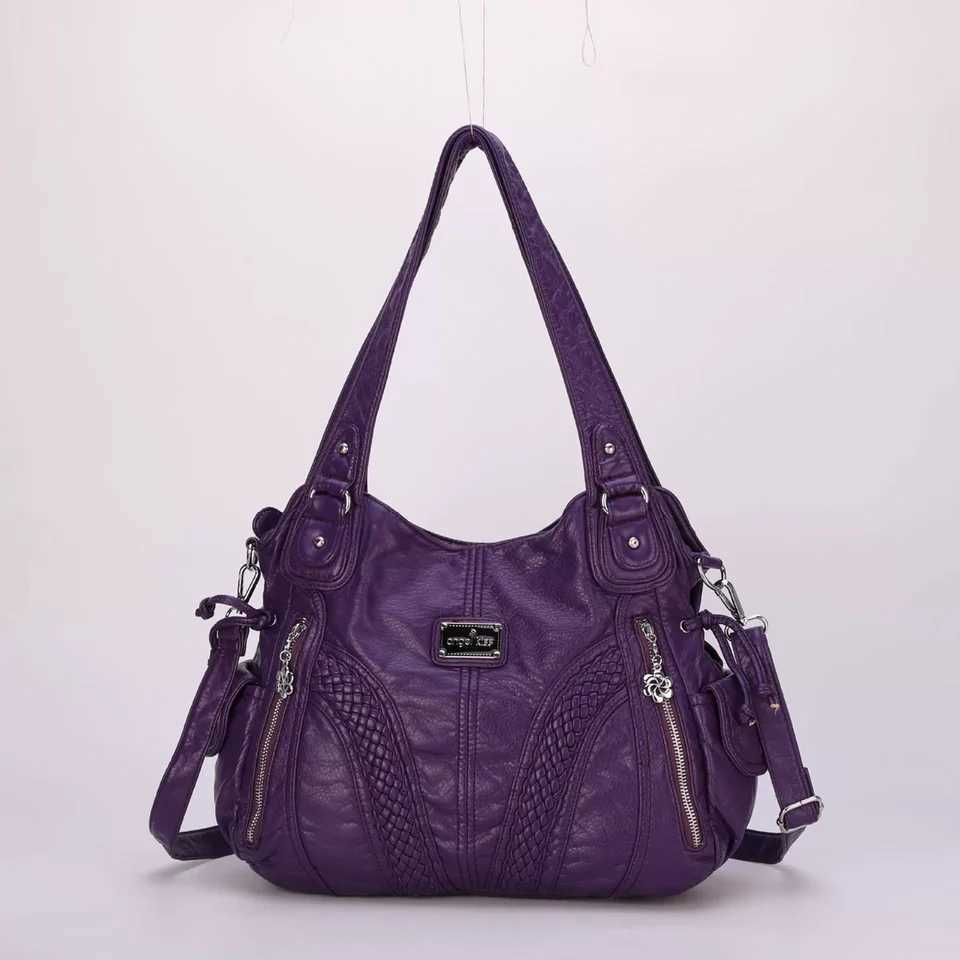 Evening Bags Women Bags Satchel Top-handle Handbag Large PU Shoulder Bag Soft Dumpling Pack Multi-pockets Shoulder Purse Bags H261016
