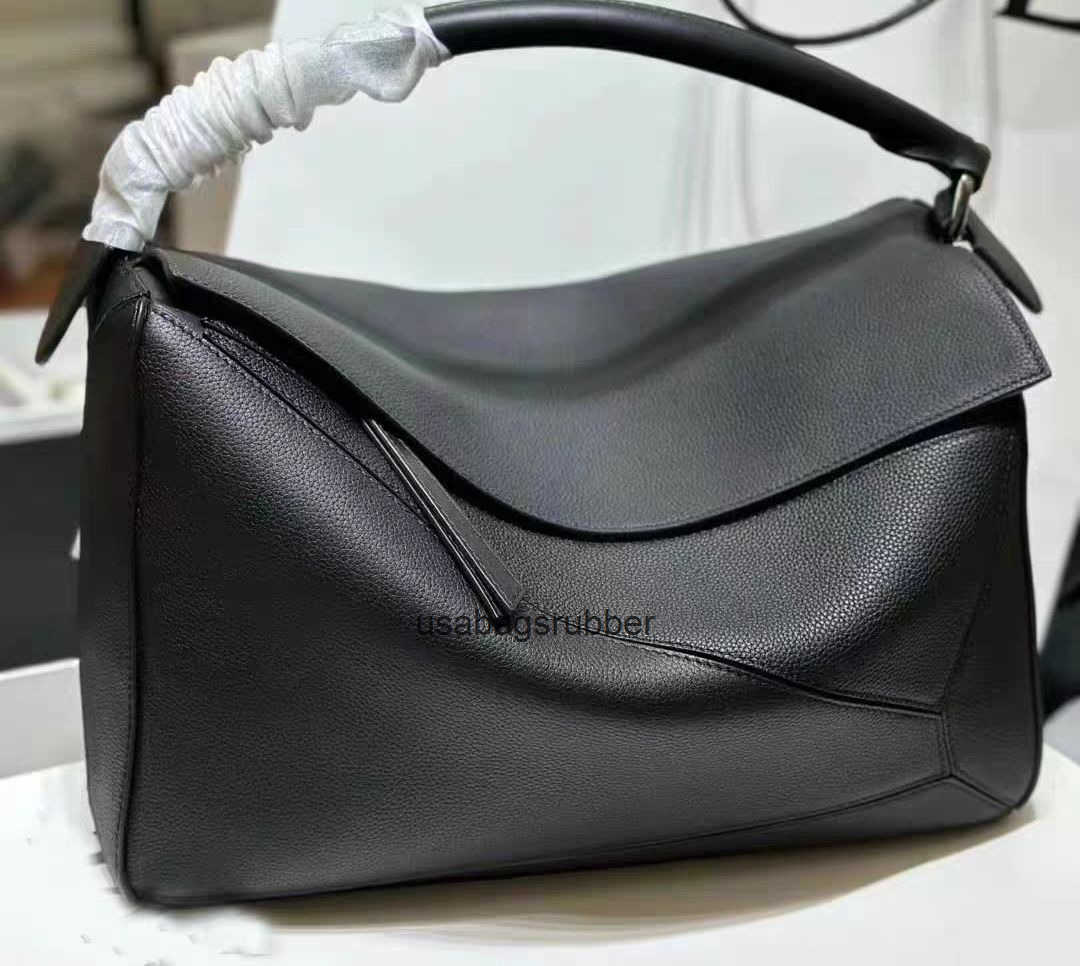 Luxury Designer Style 2026 New Single Shoulder Crossbody Handbag Pillow Bag Mini Geometric Bag Patchwork Leather Women's Bag