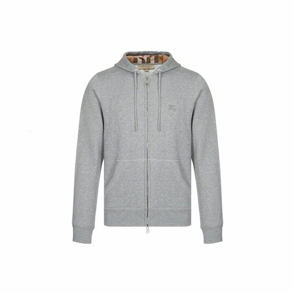 Burburyrs Zip Up Cardigan Designer Hooded Mens Pullover Seasonal Sportswear Top Hooded Long Sleeved Jacket Loose Cotton Outdoor Designer Sportswear