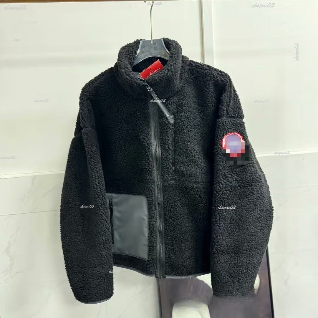 Canada Jacket Gooced Outdoors Women Designer Polar Fleece Jackets Leisure Thickened Collar Cotton Cardigan Outdoor Sport Warm Canada Jacket Goocepuf