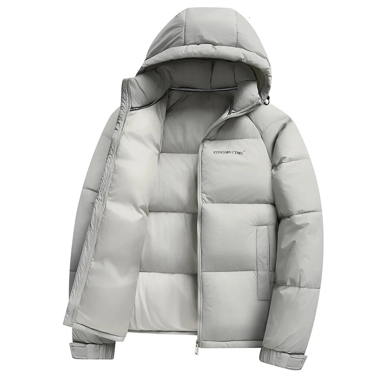 Winter parka Fashion Thick Warm Jacket Men's Casual Loose Sports Plus Large Hooded coat 261016