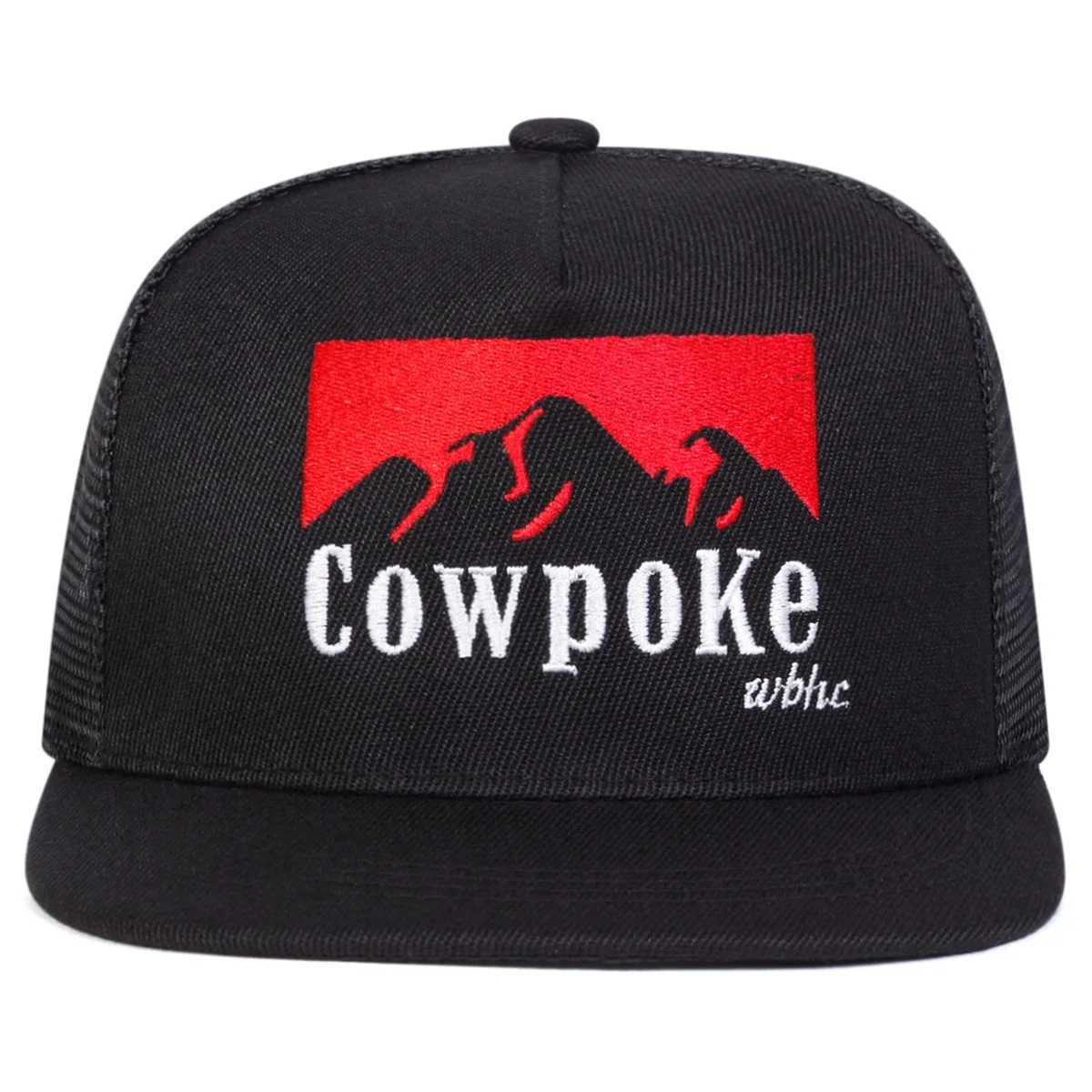 Embroidery Letter Unisex COWPOKE Hip-hop Net Hats Spring And Summer Outdoor Adjustable Sports Casual Baseball Caps Sunscreen Hat M261016