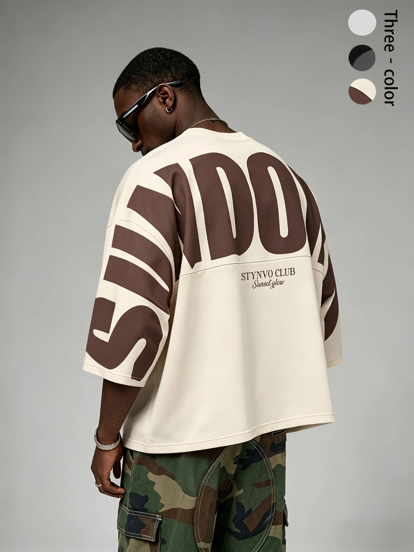 Mens Womens Cropped TShirt Y2K Vintage Big Letter Print Streetwear Hip Hop Oversized Short Sleeve Crew Neck Top S2XL 261016