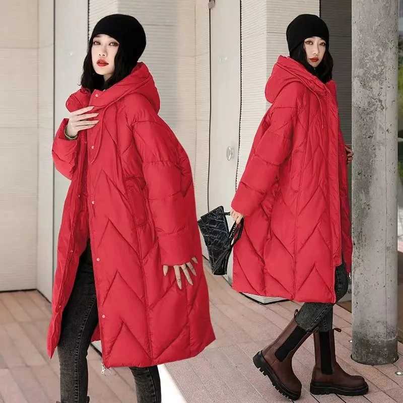 Women's Down Parkas 2025 Chinese-style Retro Ladies Cotton Padded Outerwear Temperament Korean Version Thick Women's Winter Parkas JacketT