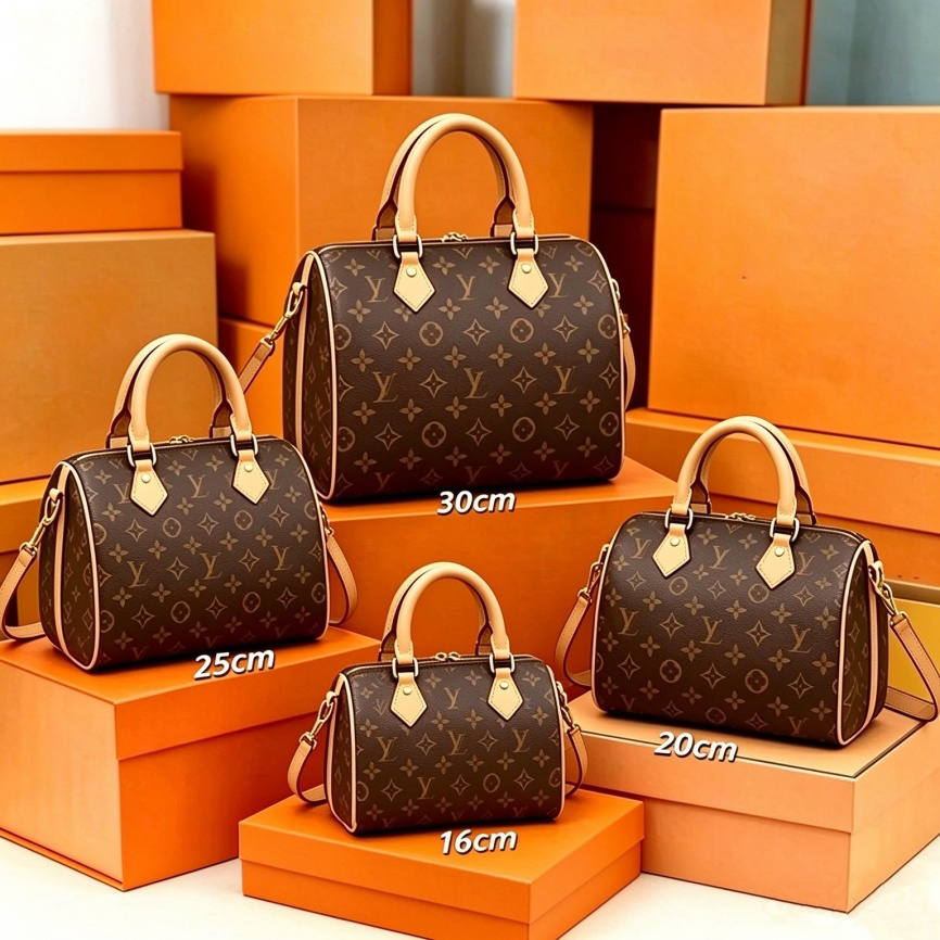 Designer Bag Tote Multi-size Crossbody Bags Shoulder Bag Denim Embossed Pillow bag Brown Flower Women Leather Handbags Brown Floral Finish Leather C
