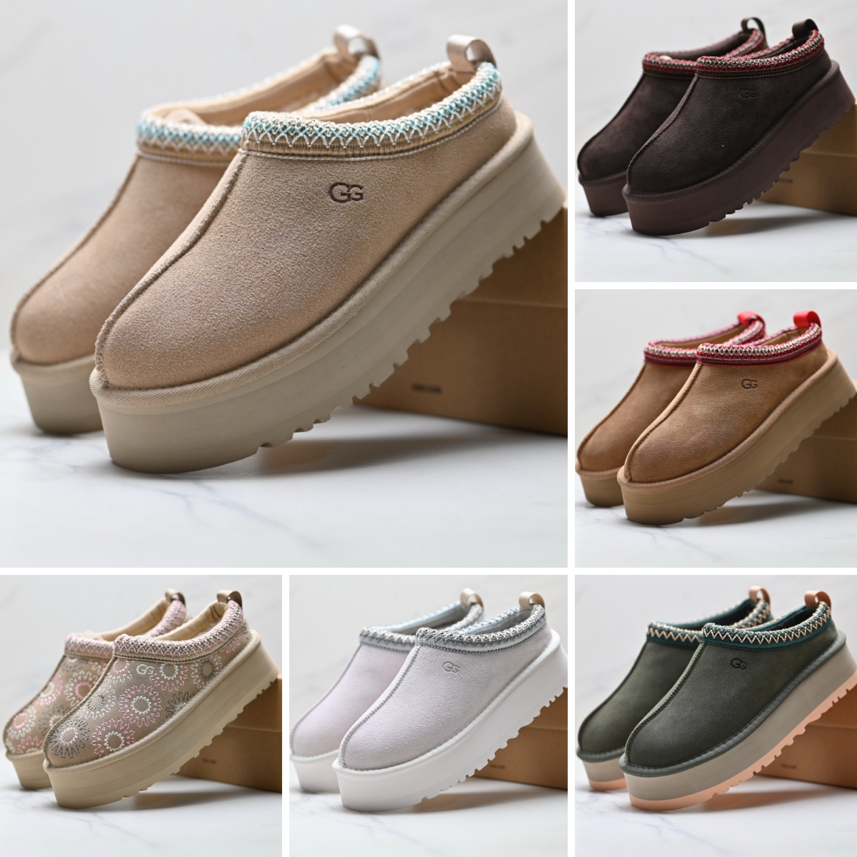 Classic Ultra Mini Designer Slippers Women Platform Wool Suede Slides Fluffy Winter Warm Non-slip Home Casual Snow Booties Best Quality Shoes