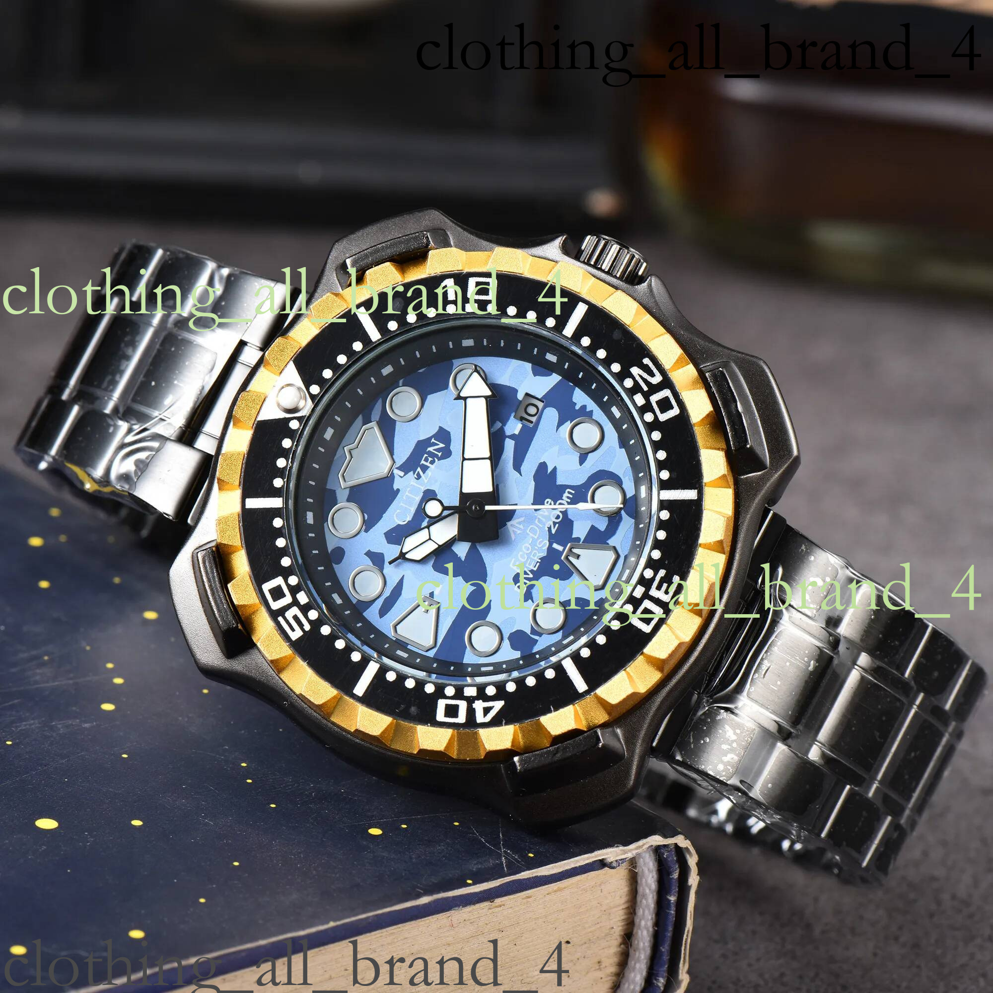 Citize Watch Men Luxury Trend Citi Quartz Calendar Waterproof Multi Function Fancy Round Stainless Automatic Date Designer High Quality Mens Citizen