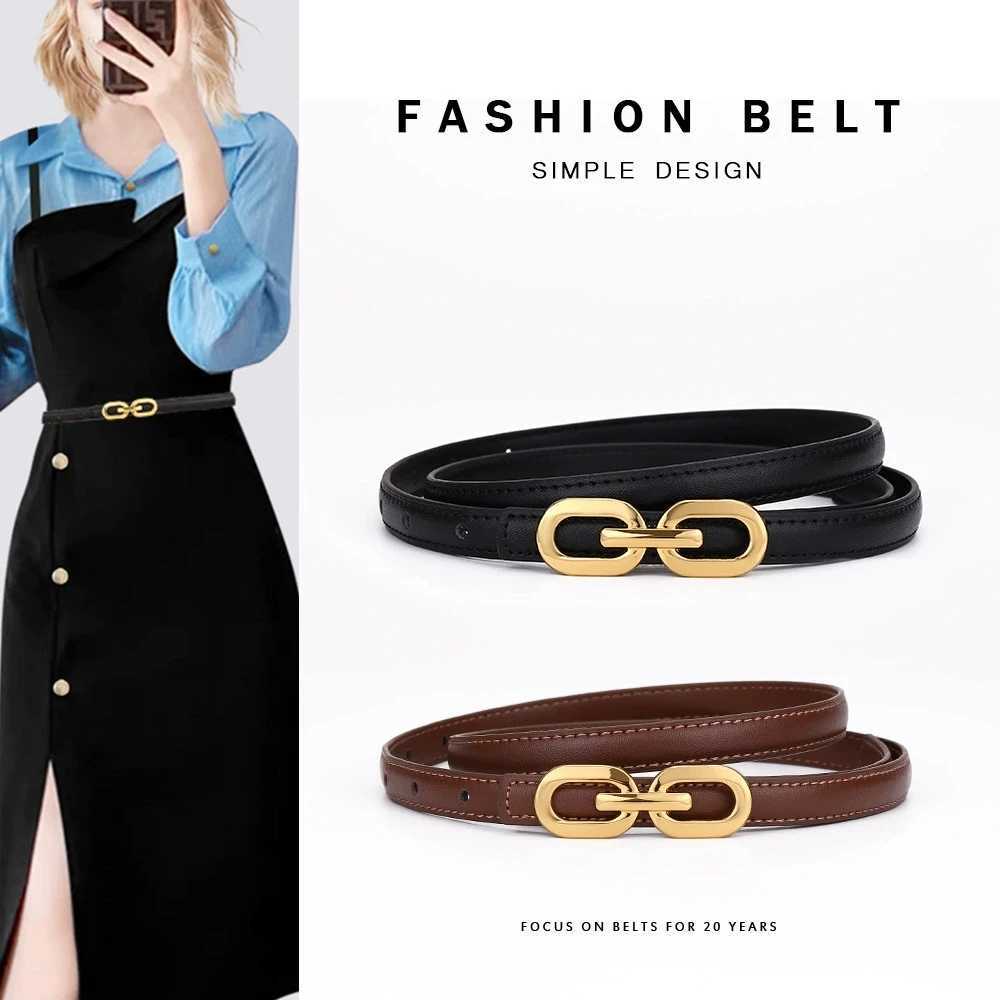 High-End Women's Belt; Fine and Light Luxury Fashion Decoration; Leather Belt for Women; Versatile 8-Shaped Belt for S261017EC2Z