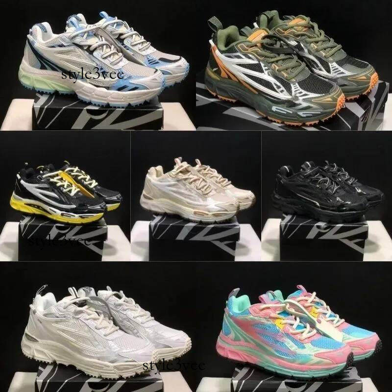 off white shoes High quality brand designer series casual off sneakers women's mixed color flat sports shoes men's vintage distressed offw