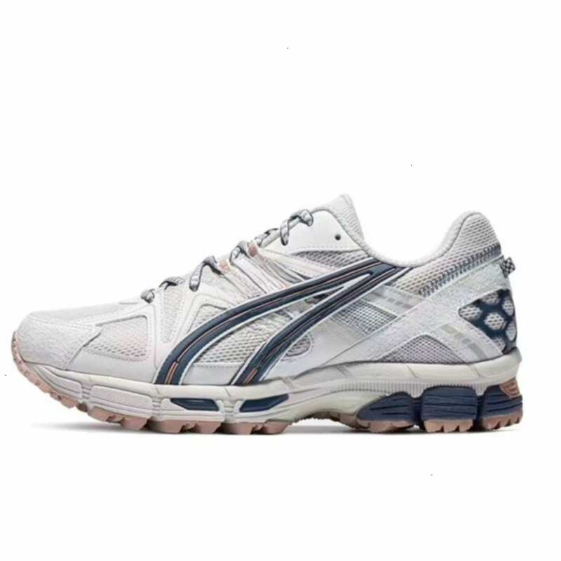 Oasis Gel Kahana 8 Shoe Designer Oasics Sneakers Light Grey Womens Running Shock Absorbing Wear Resistant Casual Aasics Mens Trainers EUR36-45