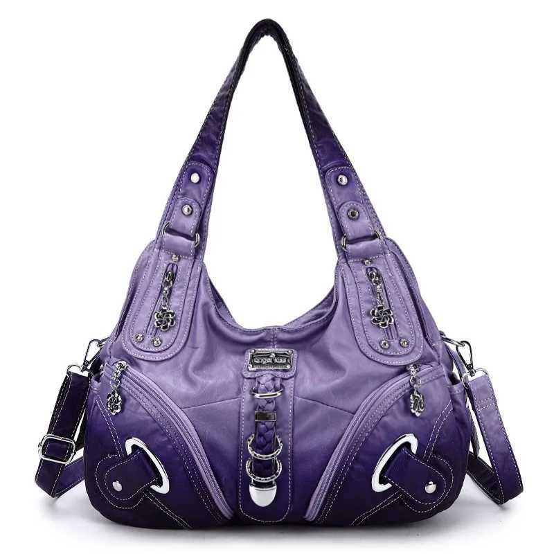 Evening Bags 2023 New Women Handbag Soft Leather Shoulder Bag Women Bags Designer Crossbody Bags Female Fashion Tote Handbags H261016