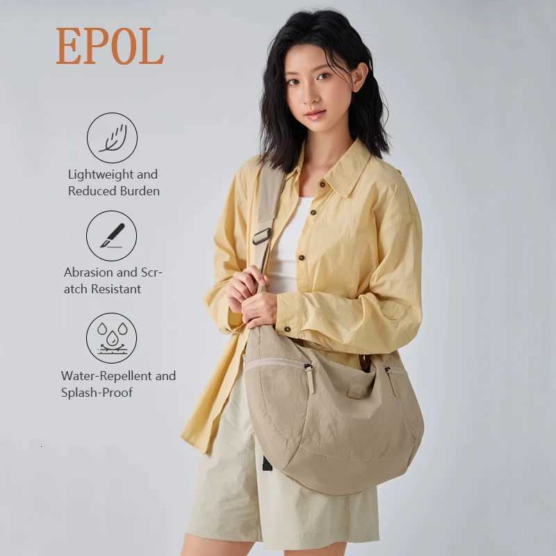 Evening Bags EPOL Large Women's Shoulder Bag Nylon Casual Sports Crossbody Bag 2026Trend Fashion Lightweight Female Messenger Bags 3071-17 H261