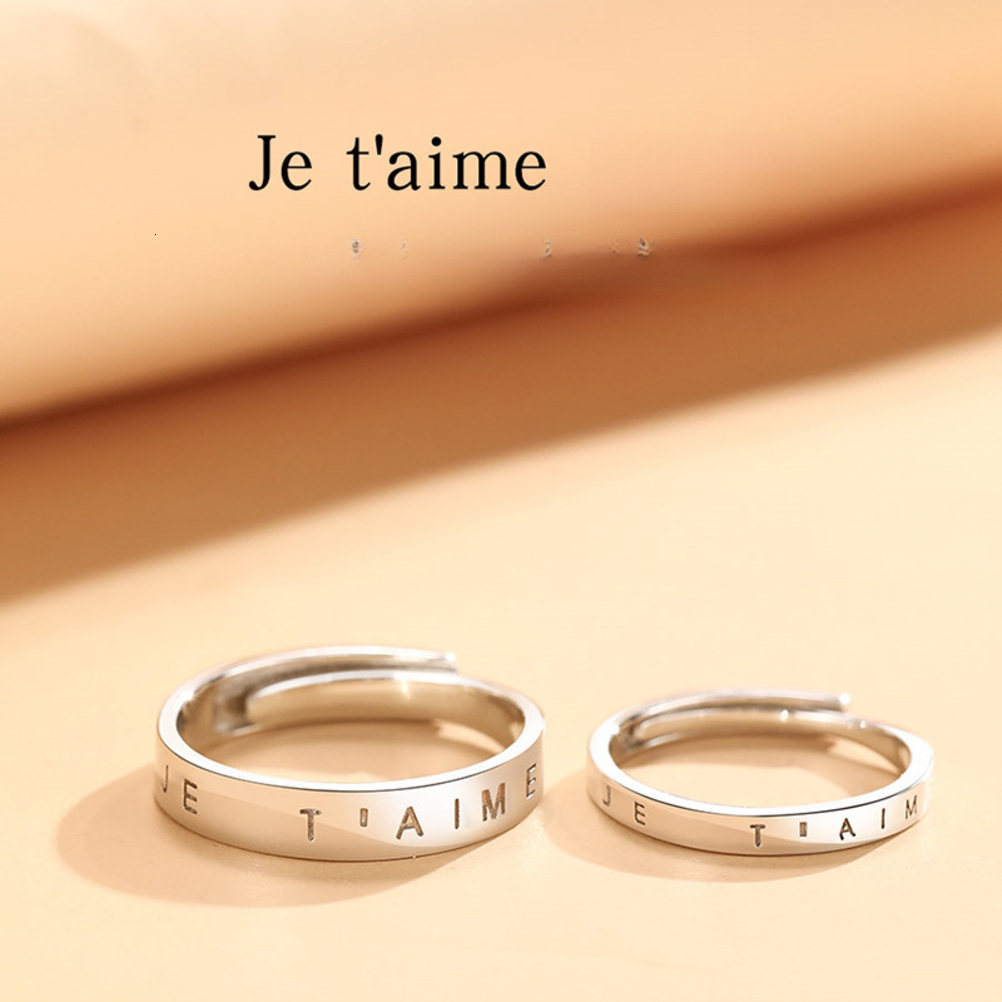 2026 perfume I Love You Couple Unisex, Trendy, Niche Design, cologne Letter Rings, Simple Stylish, Korean And European/A L1