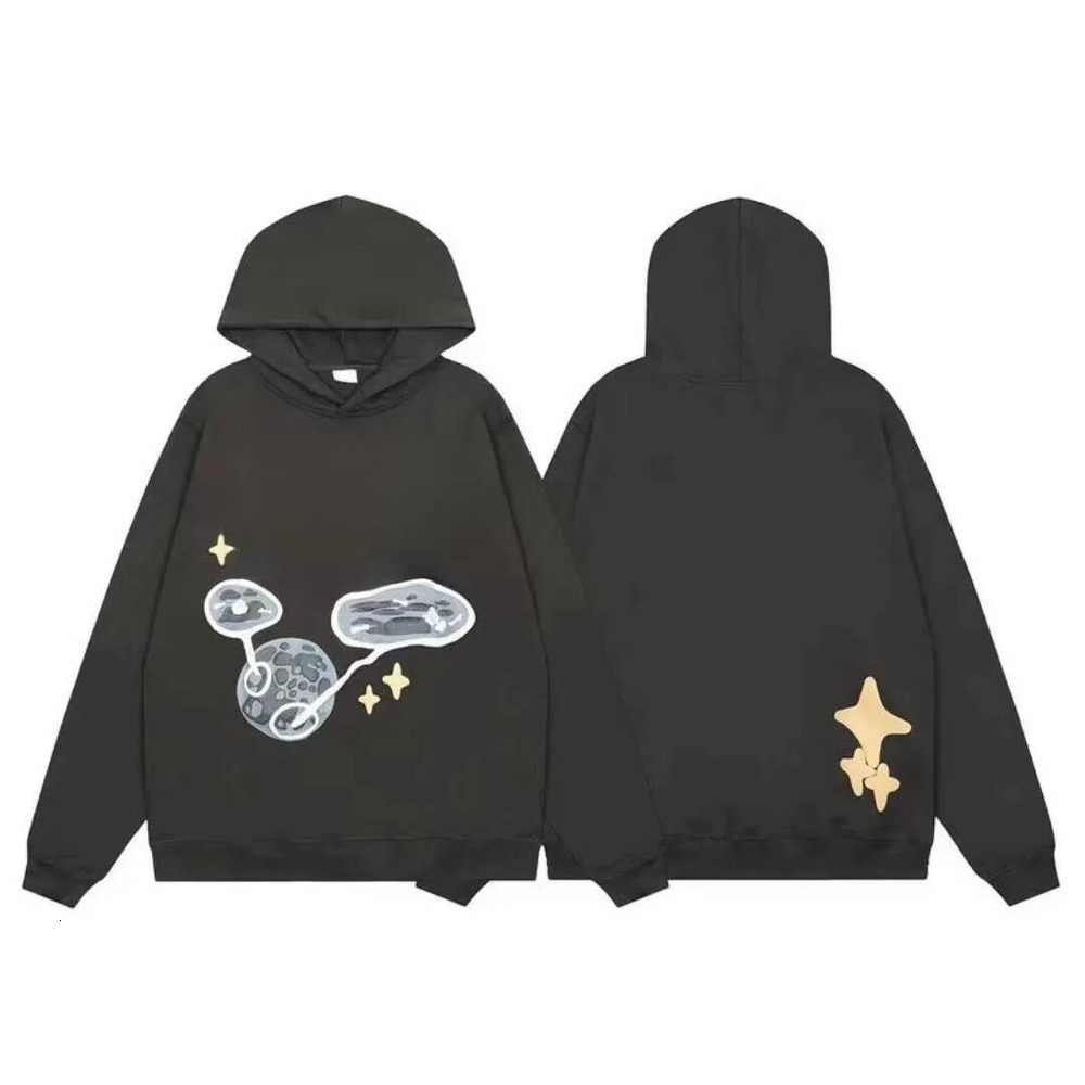 Brokenlys Hoodie Zip Up Hoodie Tracksuit Designer Plant Hoodies Graffiti Foam Letter Print Pullover Graphic Y2k Gothic Long Sleeve Designer Casual S