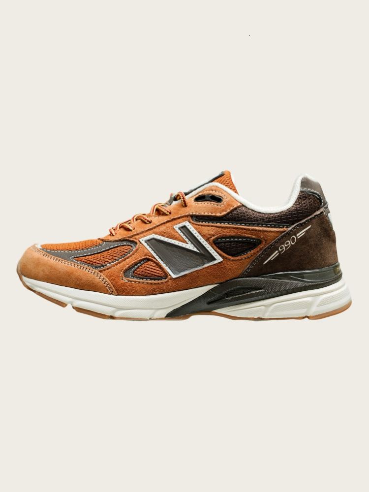 Premium Designer 990V4 men's women's spring and autumn outdoor trail running shoes
