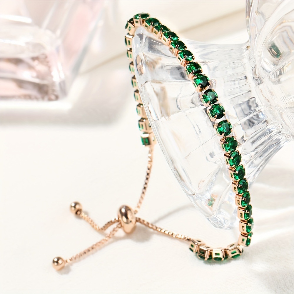 Best-Selling 3Mm Zirconia Full-Diamond Women's Light Luxury Fashion Temperament Bracelet, Trendy Niche Design Jewelry Wholesale
