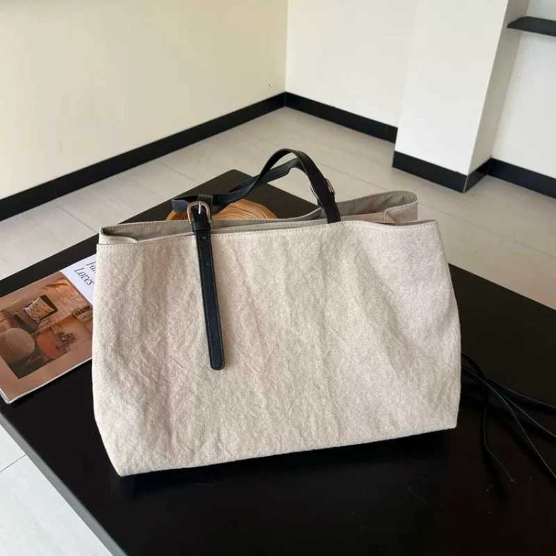 Designer Shoder Totes Canvas Wen'S Soft Tote Bag Large Capacity Versatile Casual Daily Work Gym Summer Bag J261016