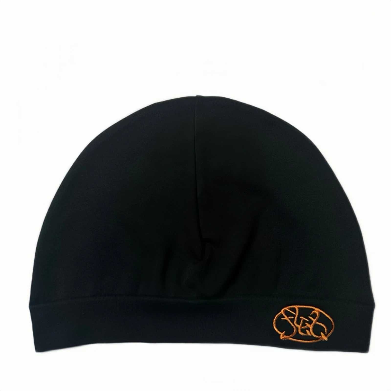 Black Knit Beanie Hat Unisex Winter Warm Stretchy Soft Fabric Breathable Outdoor Sports Running Gym Streetwear All Match S261017V5VZ
