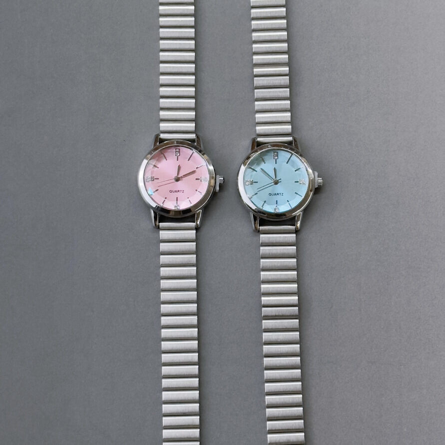 Watch Cross-Border Hot New Fashion Women's Female Steel Band Ins Style High-End Round Bamboo Quartz quartz Watch Small Dial ljh456