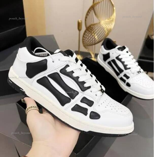 Bone Genuine Leather Women's Amiribone shoes Slides Slippers Casual Flat Bottomed Men's Shoes For Couples In Spring And Autumn Seasonsr Am