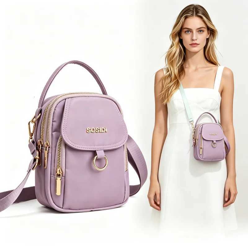 Shoulder Bags Women's Lightweight Nylon Crossbody Handbag Multi-Color Casual Shoulder Bag Compact Stylish Purse for Work Travel Daily Use H2610