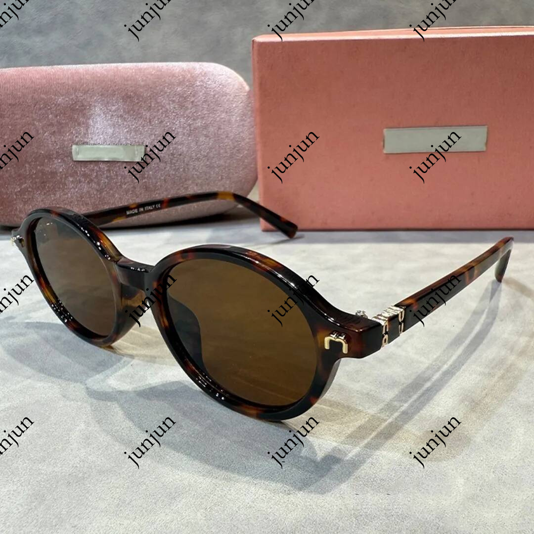 designer high quality luxury for women letter UV400 metallic Wear while driving sunglasses Valentine Day gift 8 colour box