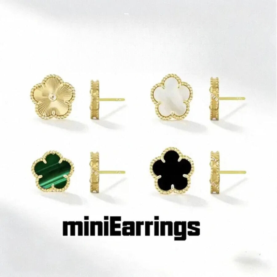 2026 New Earrings Women Elegant Plated Designer Earrings Colorful perfume Clovers For Stylish Appeal Luxury cologne Jewelry Earring Earings Moissani