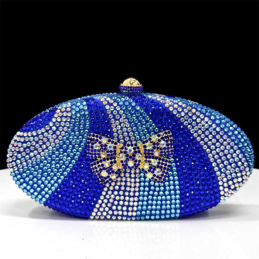 Evening Bags Fashion Women's Rhinestone Handle Bag Top Handle Sparkling Diamond 2025 Evening Wedding Handbag Shoulder Bag H261016