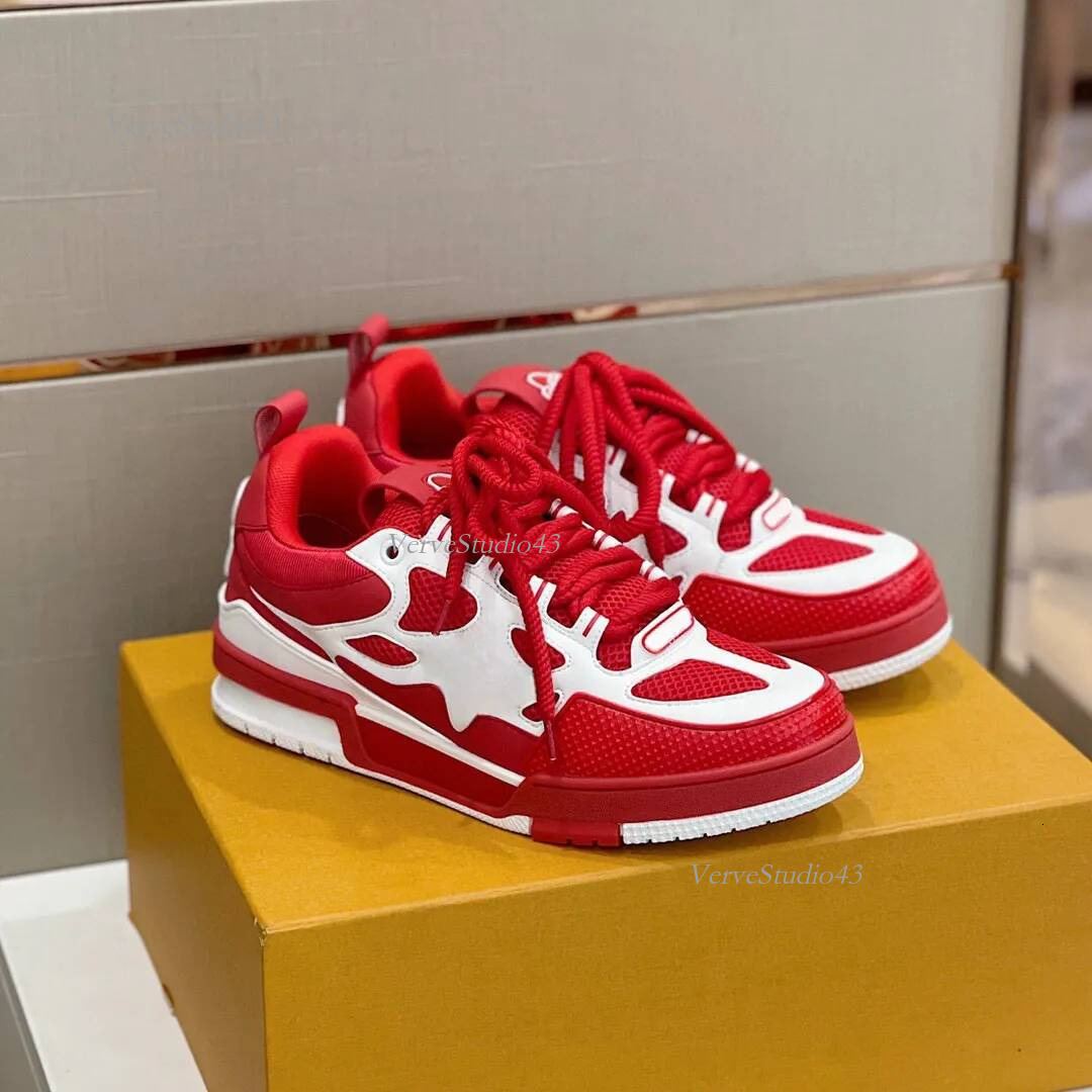 lvlyness shoes Designer Sneakers Luxury Skate Sneaker Mens Trainers Casual Runner Shoe Outdoor Leather Flower Skates Women Men skate louisd Shoes Si