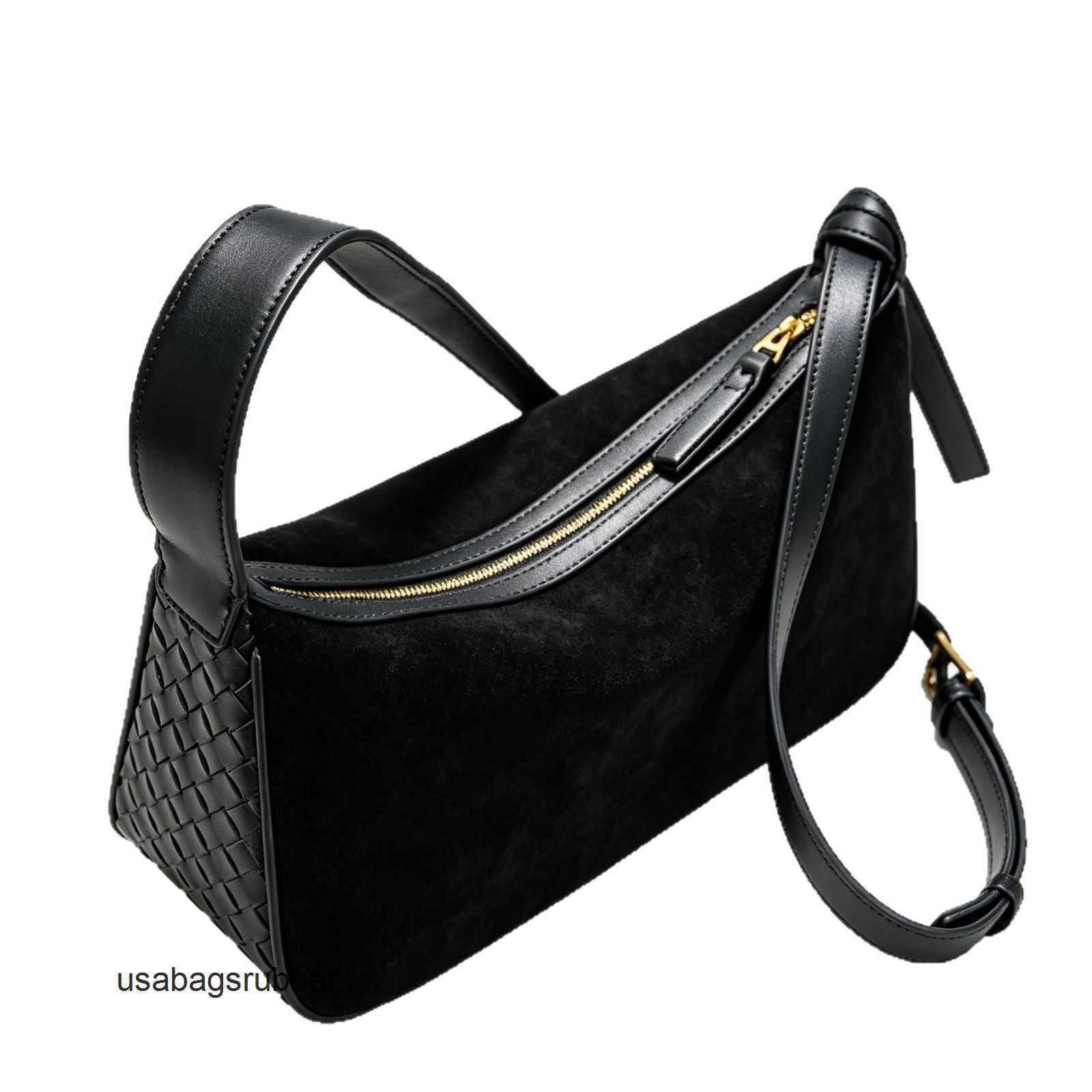 Soft Suede Purse Korean-Style Autumn Winter New Fashion Suede Dumpling Bag Stylish Versatile Commuting Shoulder Tote With Curved Crescent Silhouette