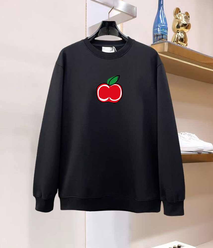autumn Retro letter Fashion graphic hoodie designer men's sweater men's universal washed black and white pullover loose cotton sweatshirt