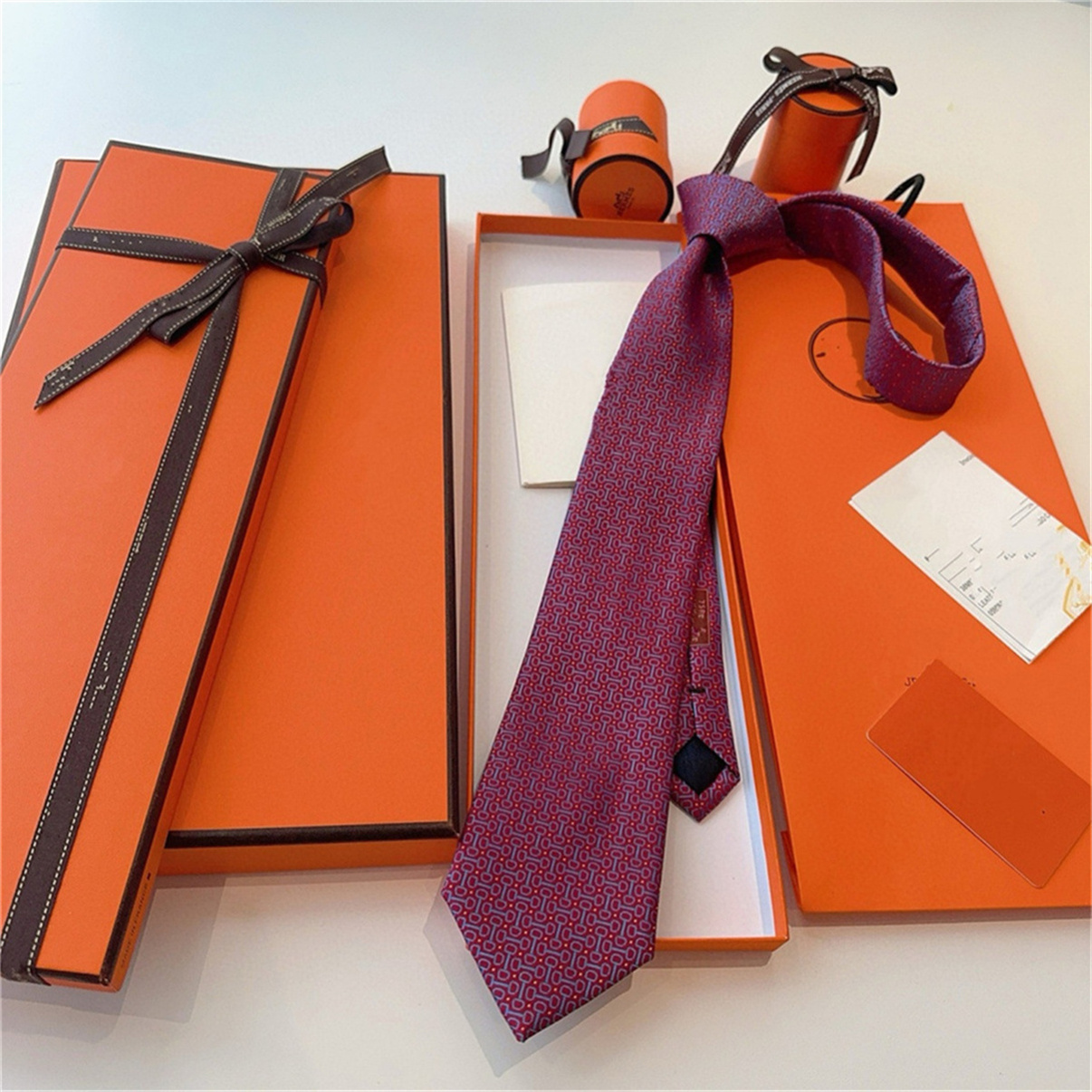 Fashion Aldult Jacquard Party Wedding Business Woven Design Hawaii Neck Ties box New Neck Ties High Quality Letter 100% Tie Silk black blue 9195