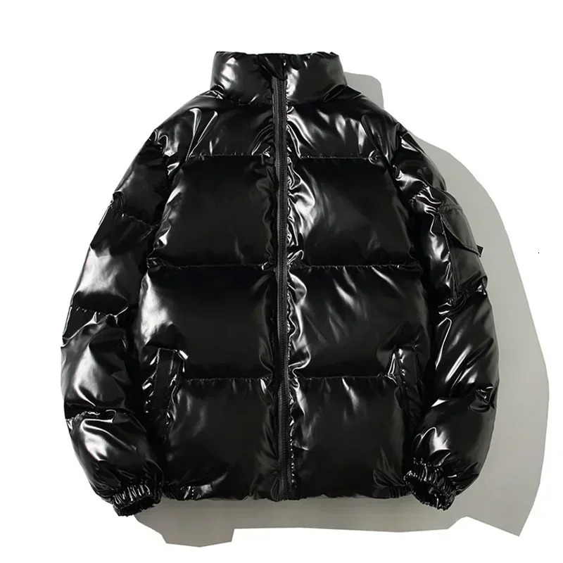 Winter Parkas Men Thick Hooded Jacket Thicken Warm Harajuku Coat Male Casual Zipper Fashion Windproof Outwear 261016