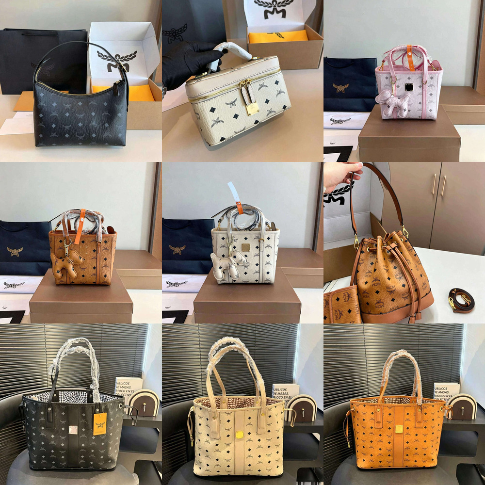 Shoulder Aren Visetos Hobo Desginer Bag Luxury Large Capacity McmcM tote Bag Bucket Women Fashion McmlinessBag Clutch Duffle Crossbody Shopping Bag