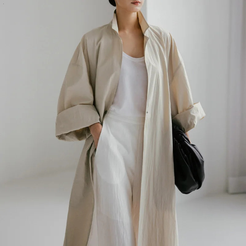 Spring Summer Chic Elegant High Waist Fashion Simplicity Retro Long Sleeve Button Solid Cotton Linen Y2K Women's Clothes 261013