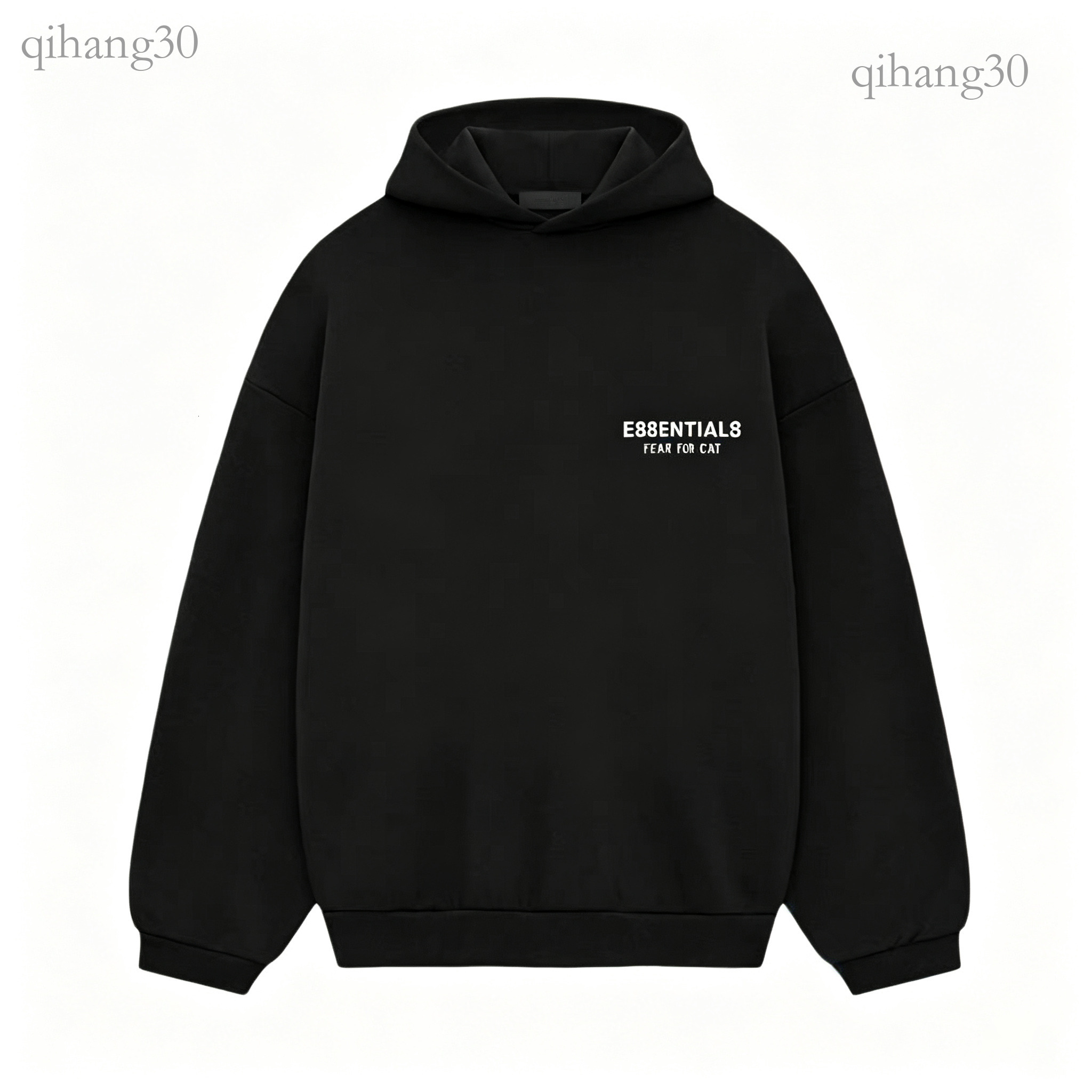 1977 Hoodie Esentially Tracksuit Essentalls Hoodie Men Designer 3D Plush Letter Soft Cotton Sweatshirt Women Pullovers Clothing Set Pull Essential S