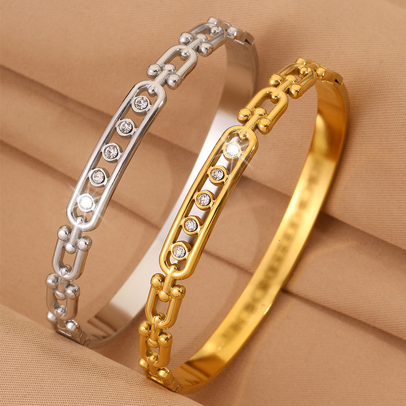 Titanium Minimalist For Women, Hot-Selling Item In Cross-Border Markets, Featuring A High-Quality Design And Vacuum Electroplating Process, Stainles