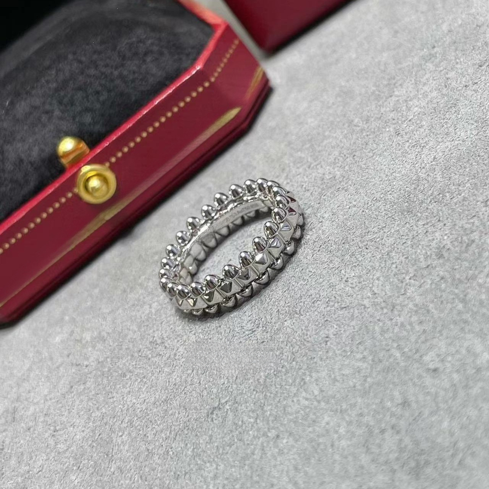 2026 cologne Kajia perfume Bullet Ring, CNC Precision Carving, High-Quality V-Gold Craftsmanship,Plating, Rivet Ring, Unisex Designer S1