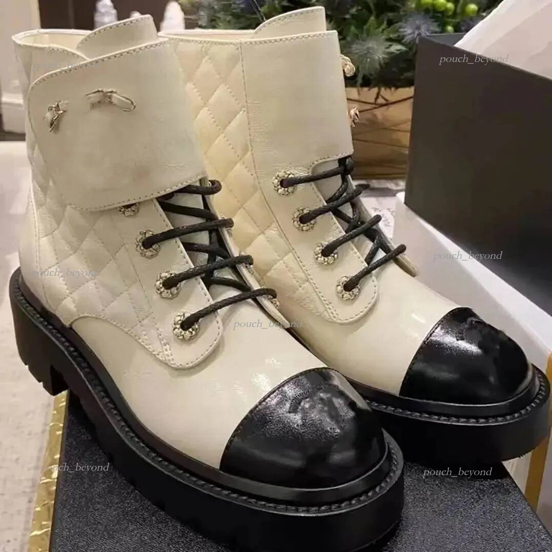 cc shoes 2026 With Box Designer boots Women Fashionable fall winter comfortable cc boots thick soled boots high quality round toe Chelsea Long boots