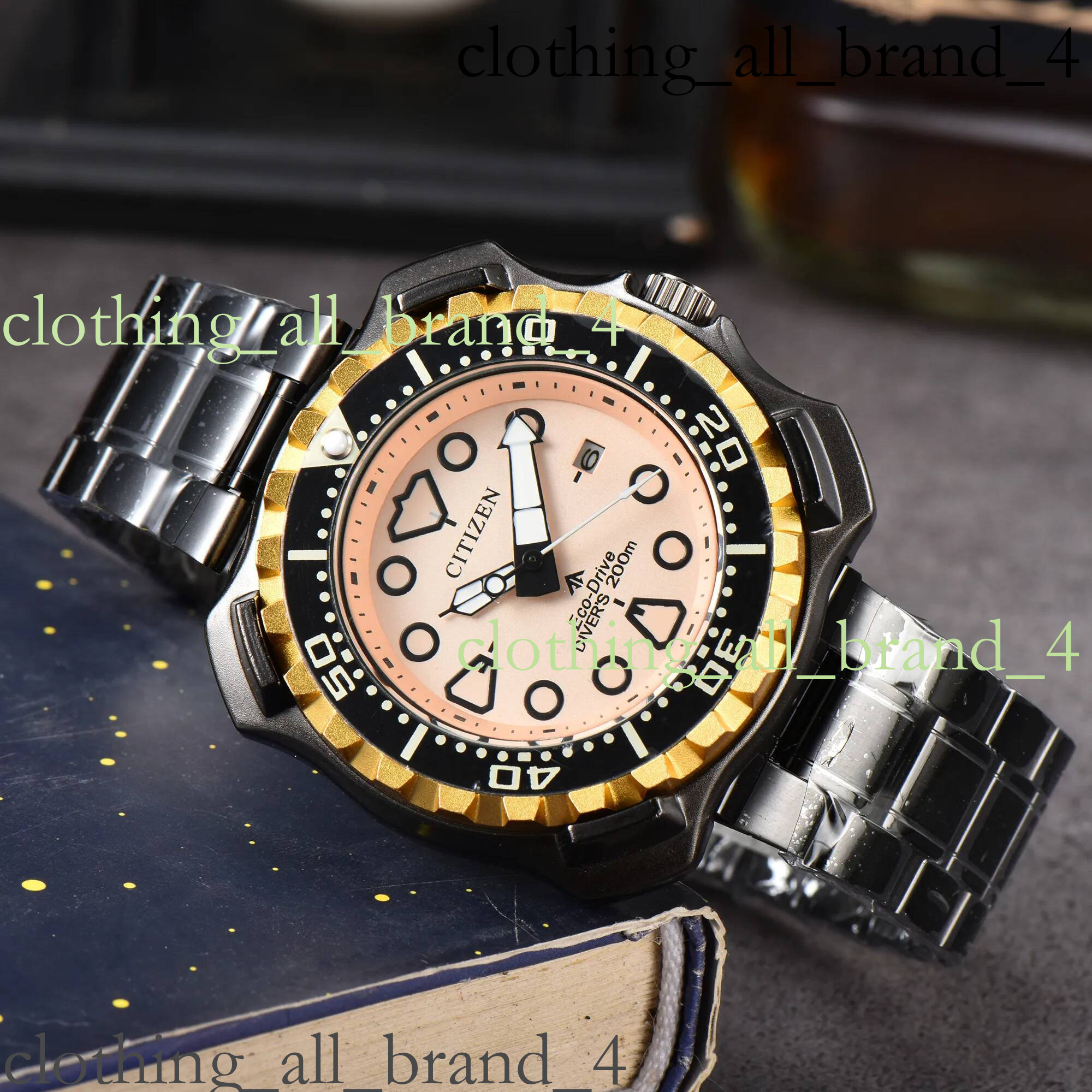 Citize Watch Men Luxury Trend Citi Quartz Calendar Waterproof Multi Function Fancy Round Stainless Automatic Date Designer High Quality Mens Citizen