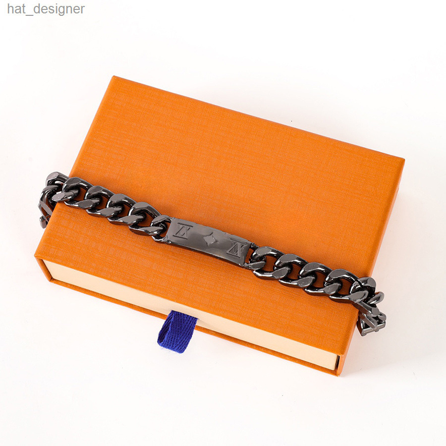 Designer Bracelet Men and Women Hip Hop Bracelet High Quality Titanium Steel Ancient Bar Bracelet Fashion Trend Festival