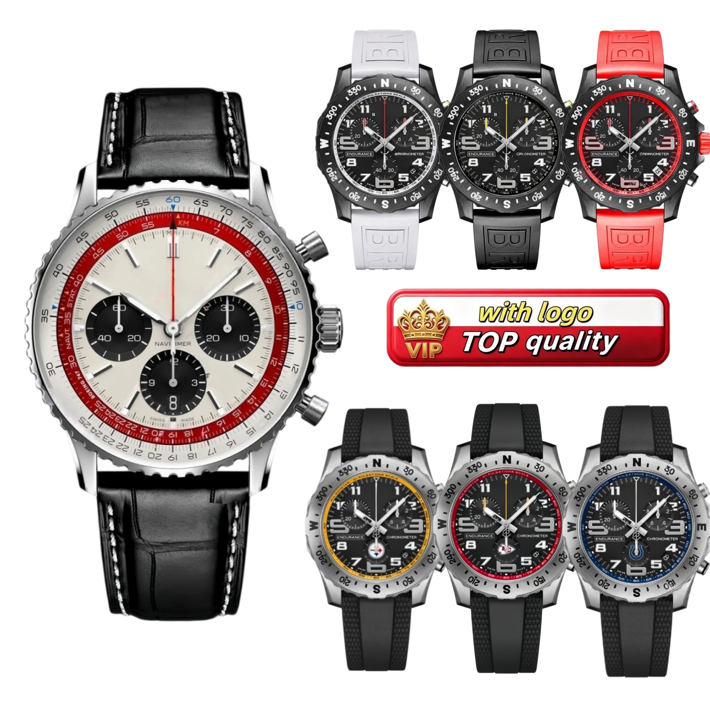 Automatic Breitlinlyness Watch TOP Quality Mens Endurances Pro NFL Designer Br Watch Man Watch Womanelegant Men Timepiece Chronograph Quartz Mechani