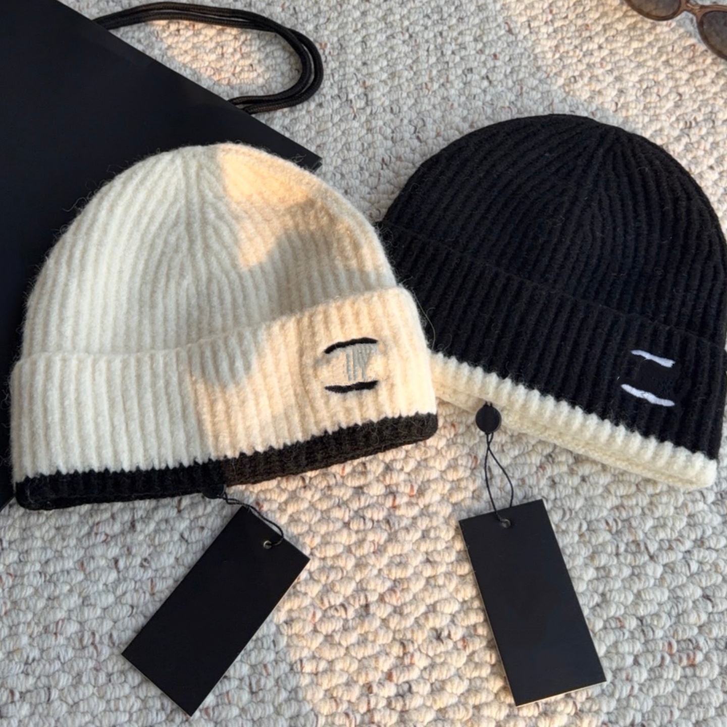 Rolled-edge knitted beanie womens designer beanie beanies skull cap designer hat bonnet beanie designer men hat beany winter hat Knitted hat hats de