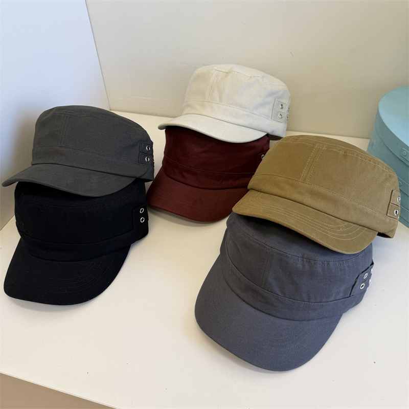 Lightweight vintage flattop equestrian hat for women versatile casual summer faceslimming newsboy artist cap sunshading duckbill cap