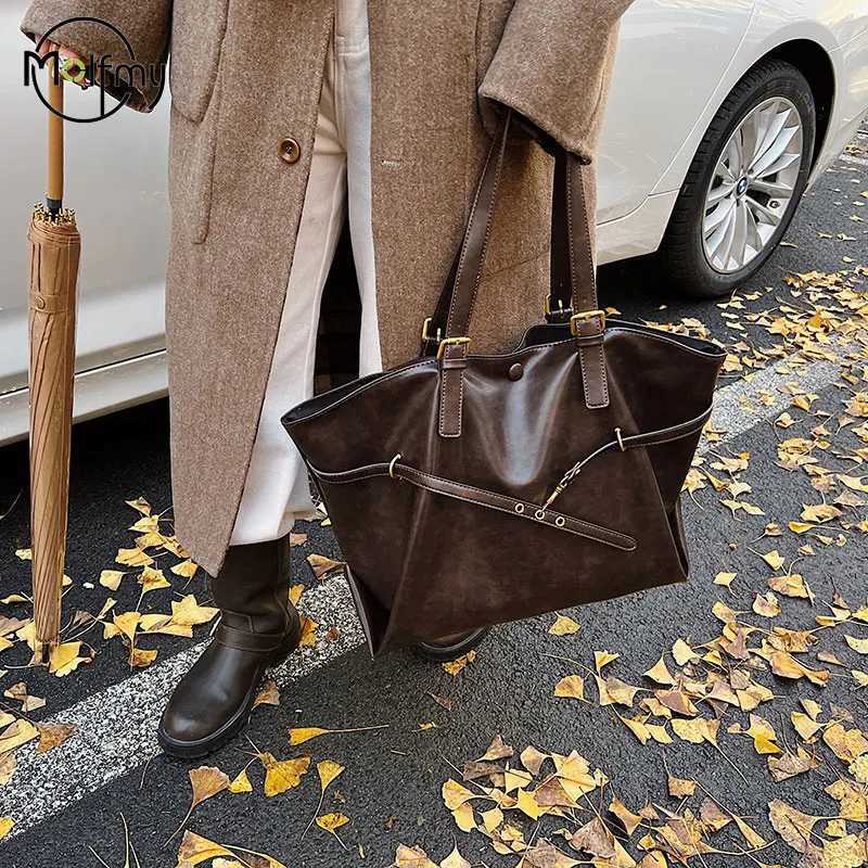 Shoulder Bags Tote Bag Designer PU Leather Shoulder Handbag for Women Winter Trend Y2K Fashion Handbags Females Travel Tote Bags H261016