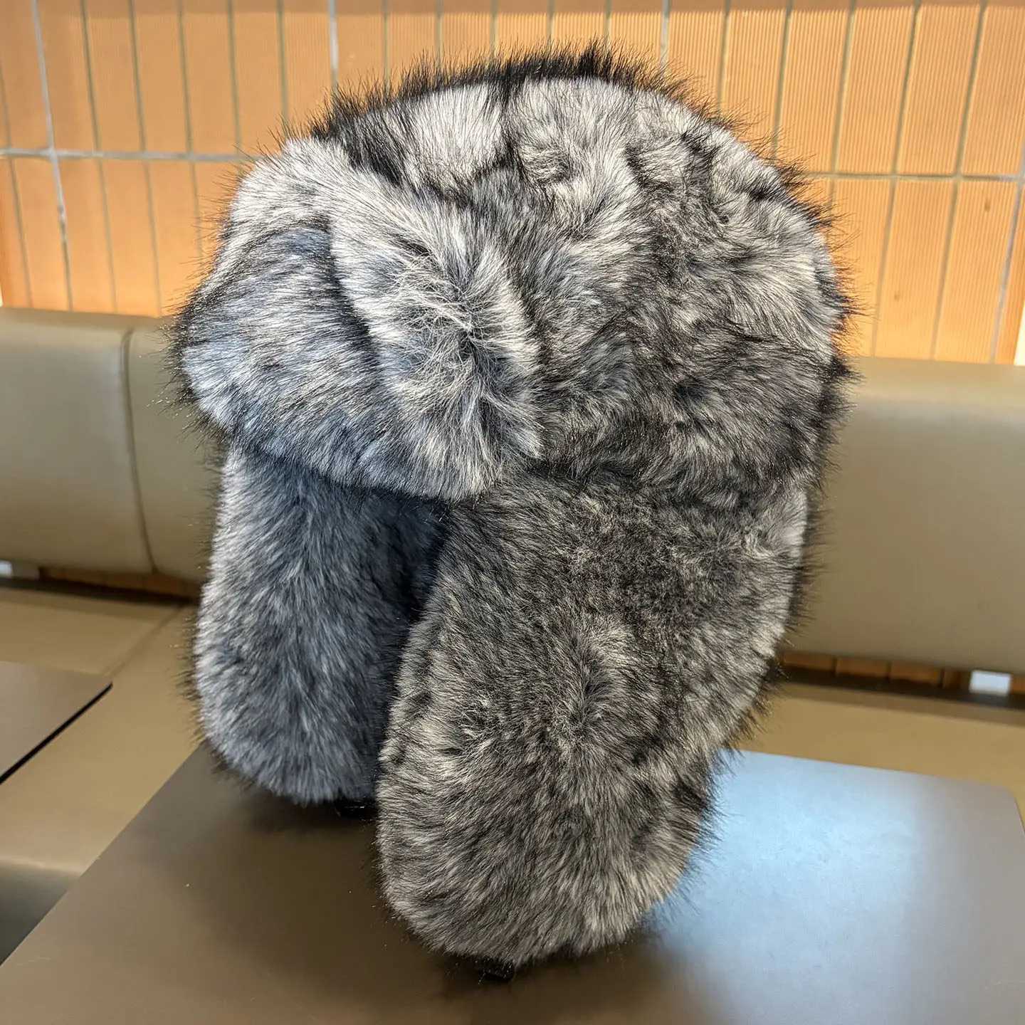 Trapper Hats Unisex Imitation Mink Fur Lei Feng Hat Winter Thick Plush Warm Ear Protection Cap for Men And Women Large Head Circumference OutT261017