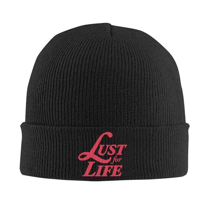Lust for Life Knit Beanie Cuffed Skull Cap Streetwear Hip Hop Slouchy Hat Winter Warm Ski Beanies Unisex Gift S261017GJ2H