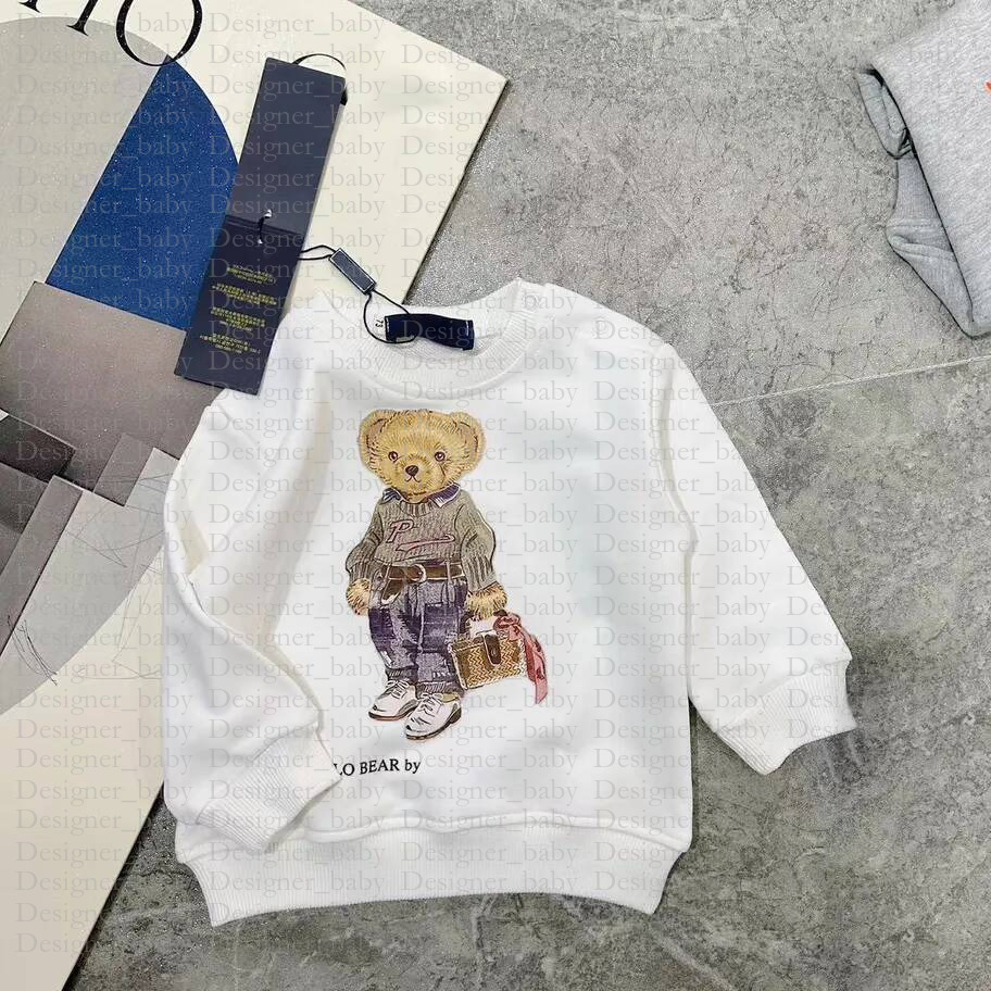 designer kids clothing winter children sweater boys girls designers top high quality hoodie zipper luxury white black clothes CRD2509043F9